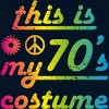 Men's Design By Humans This Is My 70s Costume Funny 70s Show Halloween 1970s Gifts 70s By dogsandhugs Tank Top - 2 of 3