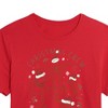 Women's - Winnie the Pooh - Tigger, Pooh, Eeyore, & Piglet Christmas Crew Cropped Graphic T-Shirt - 2 of 4