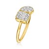 Ross-Simons 0.33 ct. t.w. Lab-Grown Diamond Toi Et Moi Ring in 14kt Yellow Gold - 3 of 4