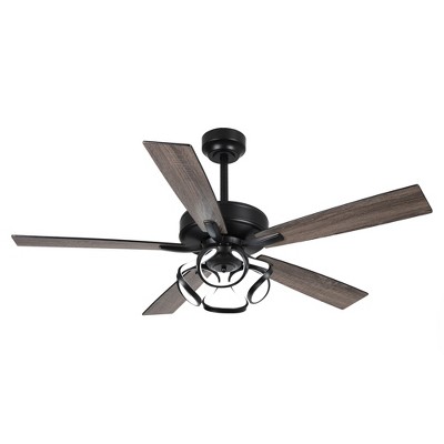 Parrot Uncle 52" Modern Color Changing Integrated LED Ceiling Fan with Light and Remote Control