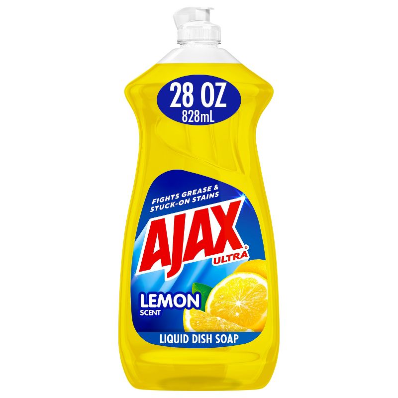 Ajax Lemon Ultra Super Degreaser Liquid Dish Soap - 28 fl oz, 1 of 15