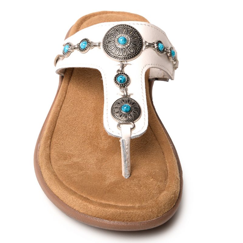 Minnetonka Women's Brecca Embellished Thong Sandals, 3 of 7