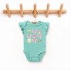 The Juniper Shop Coquette Beach Chart Flutter Sleeve Bodysuit - 18M - Seafoam - 2 of 4