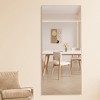 FURNIinspire Full Length Mirrors Floor Standing Wall Mirror, Bedroom Foyer, Clothing Store, Wall Mounted Mirror, Natural Wood Off-White, 31.4"*1"*71" - 2 of 4