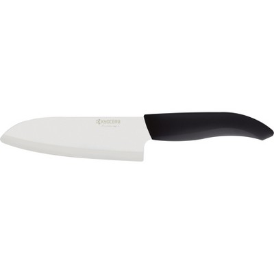Kyocera Revolution Ceramic 5.5 Inch Santoku Knife with Black Handle