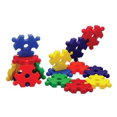 Joyn Toys Jumbo Hexagon Manipulative Set - 48 Pieces