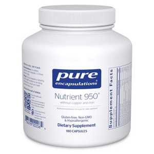 Pure Encapsulations Nutrient 950 Without Copper & Iron - Hypoallergenic Multi-Vitamin/Mineral Formula for Optimal Health - 1 of 4