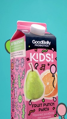 Goodbelly Kids Probiotic Fruit Punch Juice Drink - 32 Fl Oz : Target