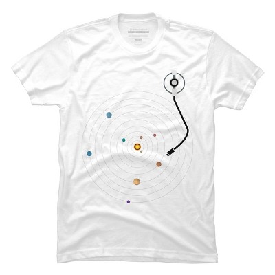 Men's Design By Humans Melodic Universe By frank095 T-Shirt
