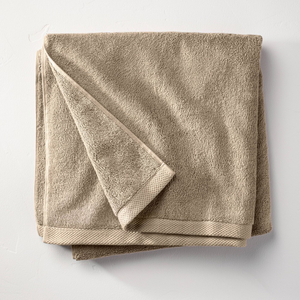Photos - Towel Organic Bath  Dark Sand - Casaluna™
