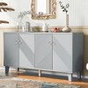 Bella Depot Luxury 60.2" Sideboard Cabinet with Geometric Patterns - 2 of 4