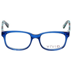 Calabria Viv Designer Eyeglasses Kids Size 144 in Blue DEMO LENS - 1 of 4