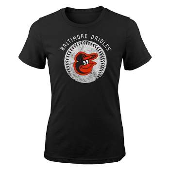 MLB Baltimore Orioles Girls' Crew Neck T-Shirt