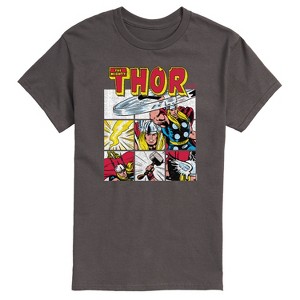 Men's - Marvel - Thor Comic Book Grid Short Sleeve Graphic T-Shirt - 1 of 4