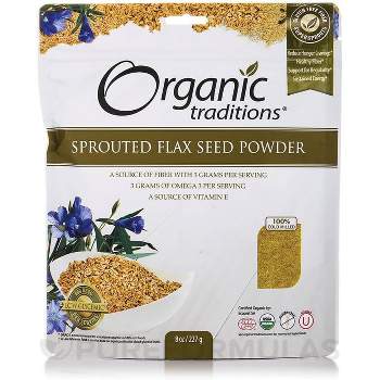Organic Traditions Organic Sprouted Flax Seed Powder