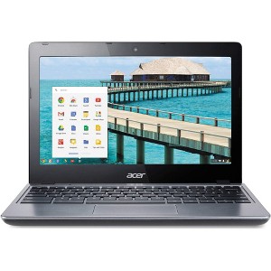 Acer 11.6" Chromebook Intel Celeron 1.4GHz 4GB RAM 16GB w/Chrome OS C720-29554G01aii | NX.SHEAA.001 - Manufacturer Refurbished - 1 of 4