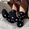 Anna-Kaci Women's 3-Pack Polka Dot Ankle Socks with Soft Knit Texture and Classic Dotted Design - 2 of 2