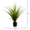 Nearly Natural 2-ft  UV Resistant Artificial Grass Plant (Indoor/Outdoor) - 2 of 4