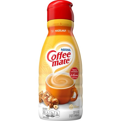 Coffee Mate Hazelnut Coffee Creamer - 32 Fl Oz (1qt) : Target