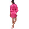 Women's Classic Satin Robe - 2 of 3
