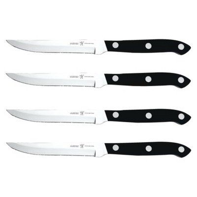 Zwilling J.A. Henckels 4-pc Stainless Steel Serrated Mignon Steak Knife Set