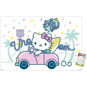Trends International Hello Kitty: 20 Kawaii Vacation - Let's Go Unframed Wall Poster Prints - 1 of 4