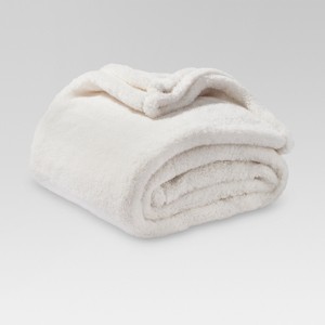 Fuzzy Throw Blanket Cream - Threshold , Ivory