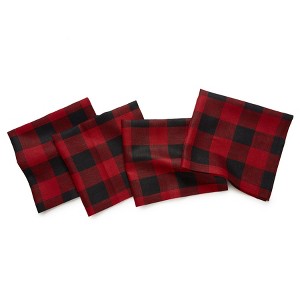 Solino Home Linen Dinner Napkins | Buffalo Check - 1 of 4