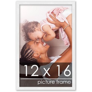 PosterPalooza | 12x16 Wood Frame with UV Acrylic, 6 Finishes: Black, White, Bronze, Silver, Wood, Mahogany - 1 of 4