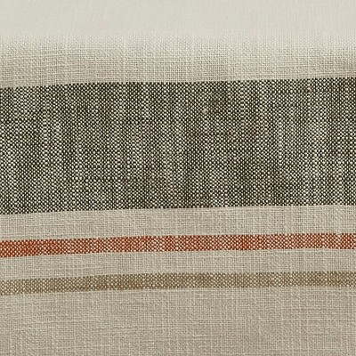 Fall Cotton Striped Table Runner 14" x 16"