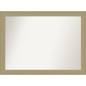 42" x 31" Non-Beveled Mosaic Gold Wall Mirror - Amanti Art - 1 of 4