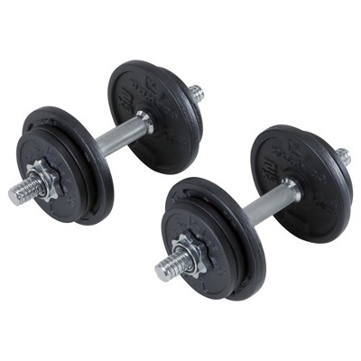 decathlon dumbell set