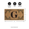 28" x 16" Monogram Coir Mat, Letter  "G" - 2 of 4
