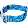 Country Brook Petz 1 1/2 Inch Premium Blue Bone Camo Dog Collar - 3 of 4