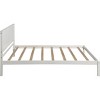 Streamdale Platform Bed Frame with Headboard, Wood Slat Support, No Box Spring Needed, Twin, White - 3 of 4