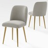 SpassWay 34"H 23"W Dining Chairs Accent Chairs Sitting Chairs Set of 2 - 2 of 4