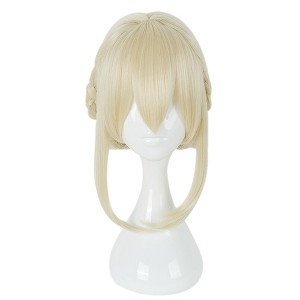 Unique Bargains Women's Wigs 16" Gold Tone with Wig Cap - 1 of 4