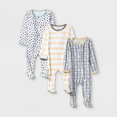 Baby 3pk Dotted Sleep N' Play - Cloud 