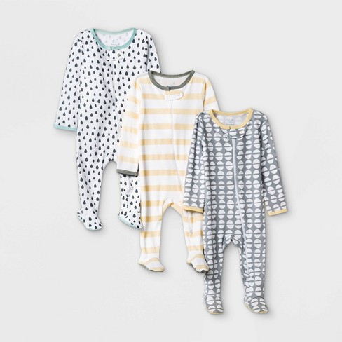 Baby 3pk Zip Up Sleep N Play Cloud Island Target