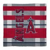 MLB Los Angeles Angels Heathered Stripe Queen Bedding Set in a Bag - 3pc - 2 of 3