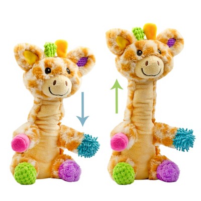 Meavia Mini Giraffe Sensory Plush Toy, Patches the Stuffed Giraffe Stretchy Neck Toy