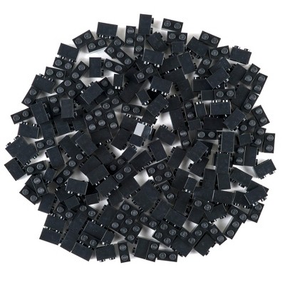 Strictly Briks Classic Bricks Starter Kit, Black, 192 Pieces, 1x2 Inches, 100% Compatible with All Major Brick Brands