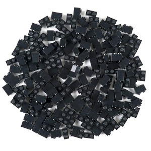 Strictly Briks Classic Bricks Starter Kit, Black, 192 Pieces, 1x2 Inches, 100% Compatible with All Major Brick Brands - 1 of 4