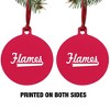 UIC Secondary Logo Aluminum Holiday Christmas Tree Ornament - 2 of 4