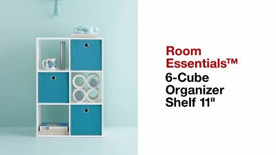 11 6 Cube Organizer Shelf White - Room Essentials™ : Target