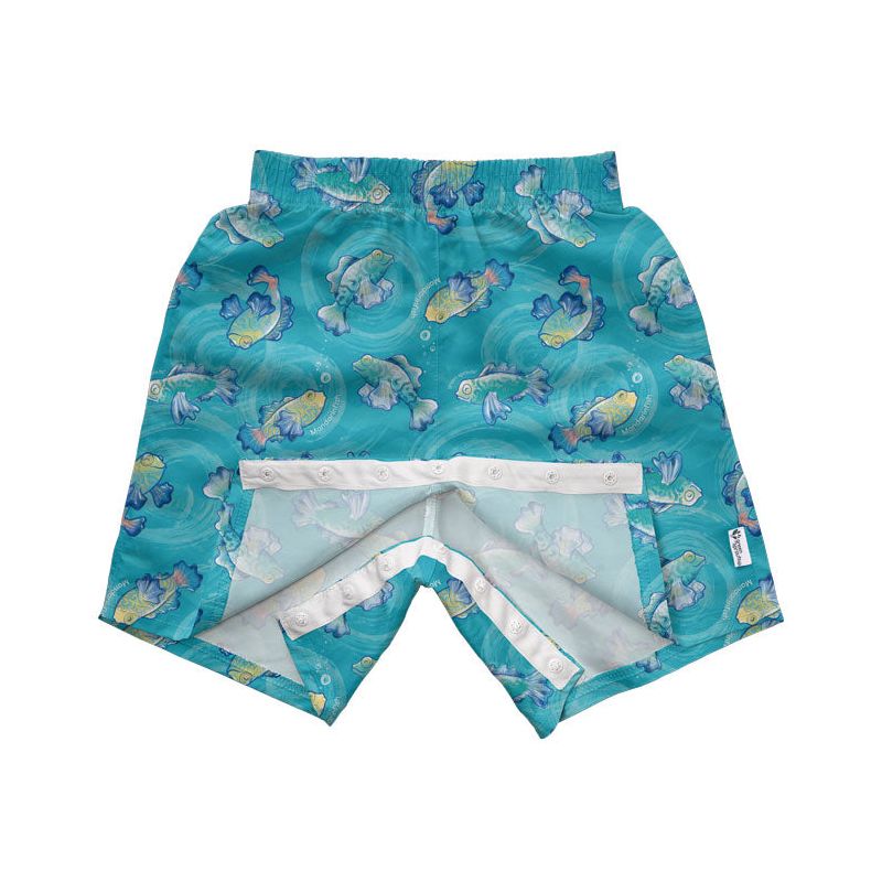 Green Sprouts Baby/Toddler Boys' Easy-Change Eco Swim Trunks, 1 of 3
