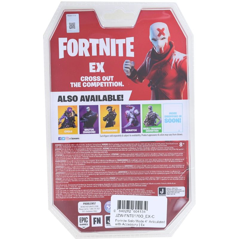Jazwares, Inc. Fortnite Solo Mode 4 Inch Action Figure | Ex, 2 of 3