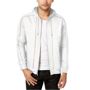 I.N.C International Concepts Mens Gold Piping Hoodie Sweatshirt, White, XX-Large - 1 of 1