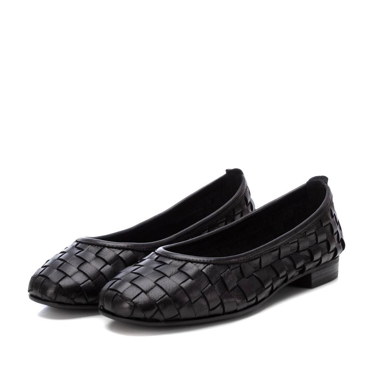 Обувь Carmela Women's Braided Leather Ballet Flats 161662 Black 6 — фото 5