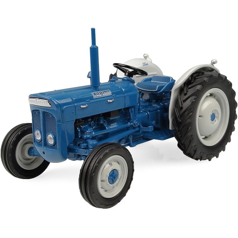 Ford Super Dexta 2000 Diesel Tractor Blue 1/32 Diecast Model by Universal Hobbies, 2 of 6